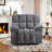42.91" Wide Chenille Upholstered Power Lift Assist Recliner With 8-Point Massage, Lumbar Heat, USB & Type-C Charging(Set Of 2)-459697908