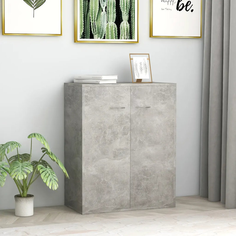 Aatish 60 Cm Wide Sideboard, Concrete Grey