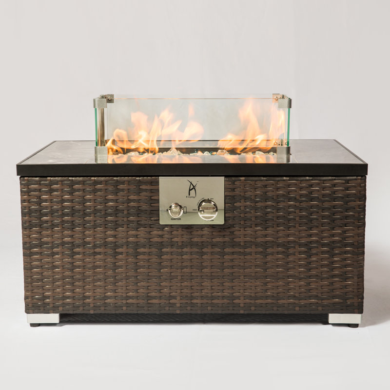 Pare-vent en verre transparent pour foyer d'extérieur rectangulaire, 5,46 H, verre de garde Lb, l x P