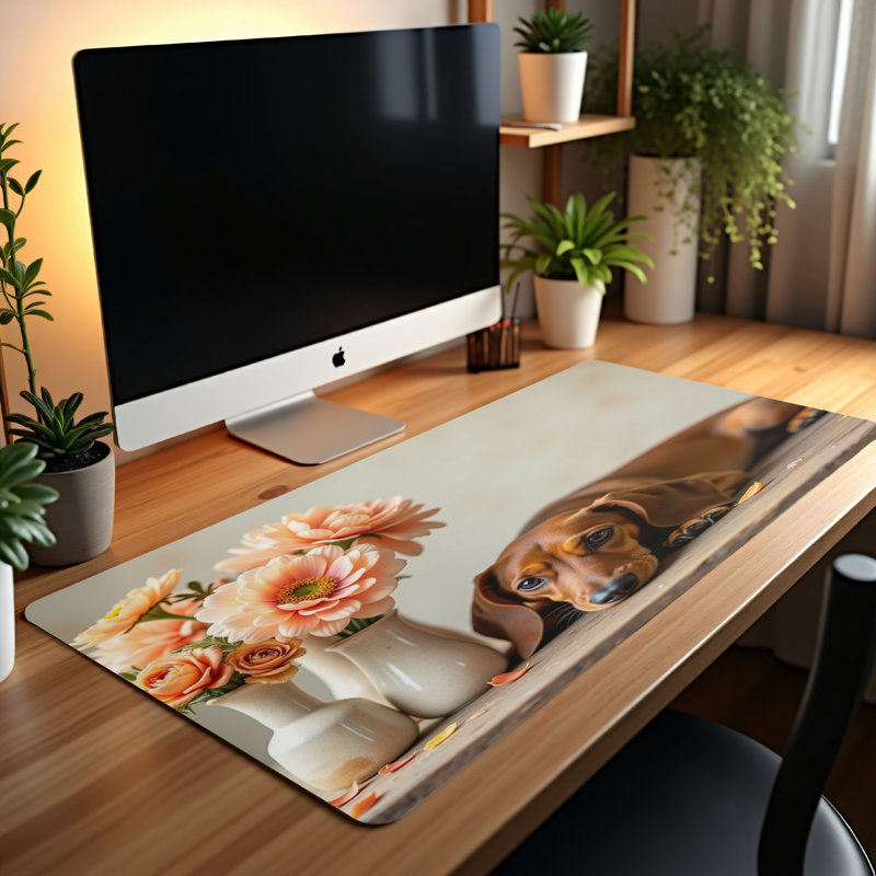 Polyester Desk Pad, 31.5x15.5
