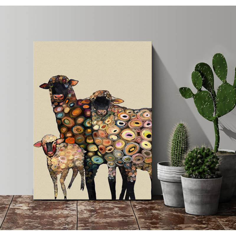 «Sheep», reproduction sur toile tendue, H 16 po x l 12 po