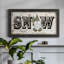 Toile encadrée «Winter Wonderland Friends Snow» de qualité supérieure - prête à être accrochée-88115768-88115764