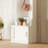 The White Minimalist And Slender Hall Tree Combines A Cabinet, 6 Hooks And A Coat Rack Storage Bench In One. It Is Elegantly Suitable For Corridors, Hallways And Living Rooms, And Is Exquisite And Practical.-472313986