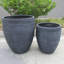 Ribbed Fibreglass Plant Pot-39262022-39262024