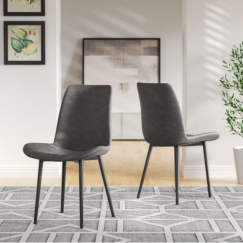 Chaise de salle à manger rembourrée Lovise