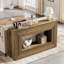 Console de 59 po de long, canapé naturel avec rangement pour le vestibule-1615424999