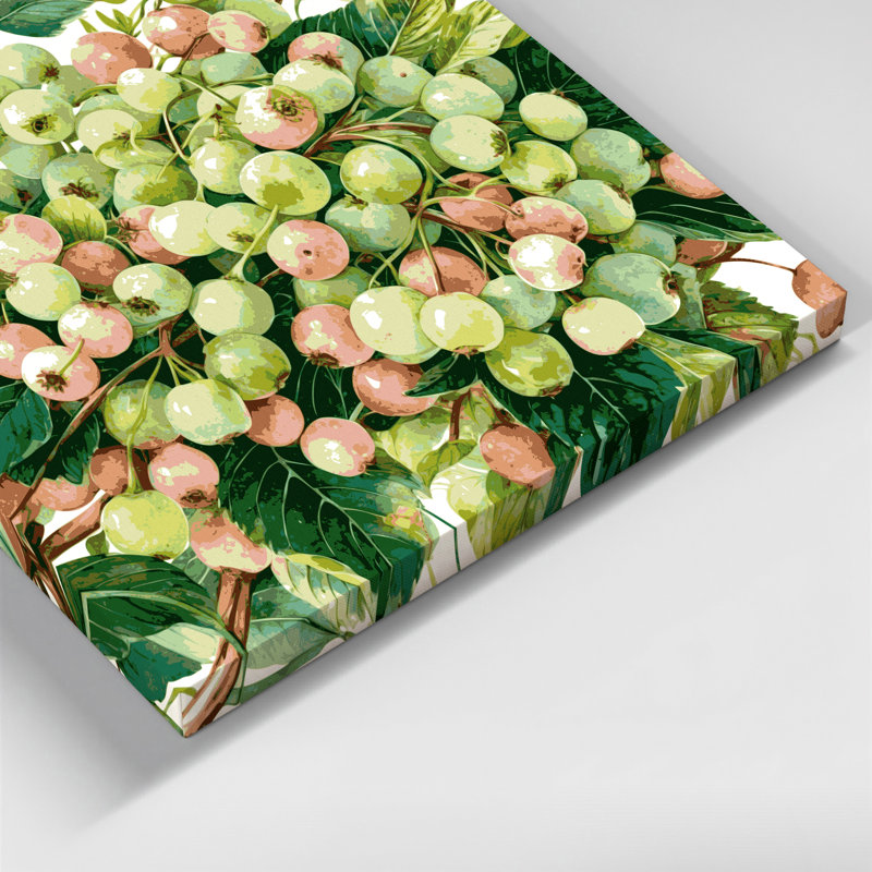 «Fruit Gooseberry Green», art mural sur toile, H 11 po x l 14 po