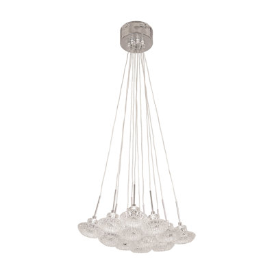 Luminaire suspendu en grappe 12 lumières Pillager