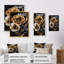 Glaïeul noir et or II - impression sur toile-2113347393-2113347403