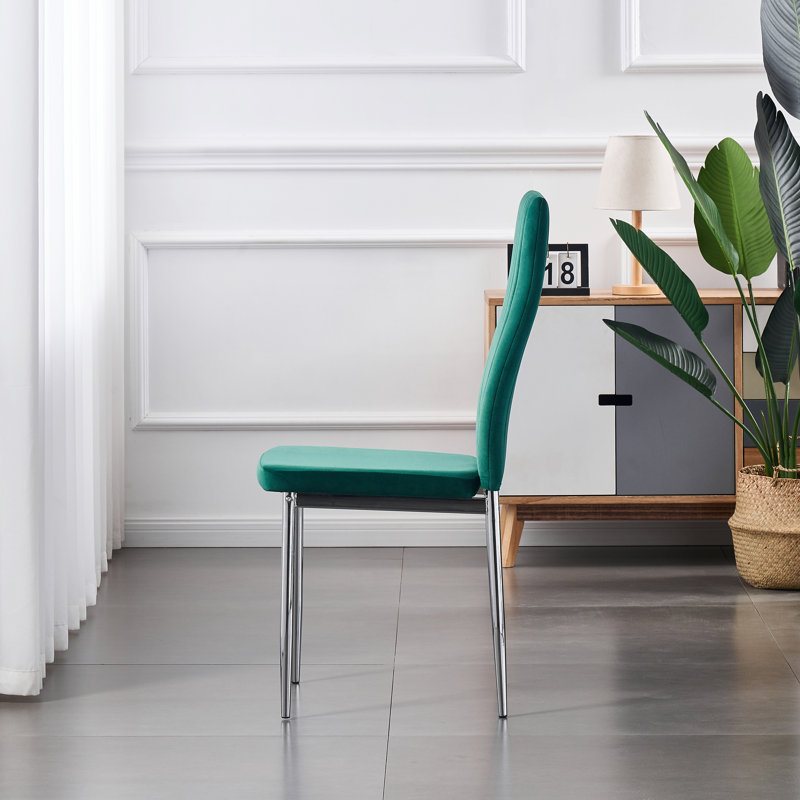 Gabrielle Upholstered Dining Chair, Green