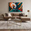 Art sur toile gris Sports Tennis de table-661565305
