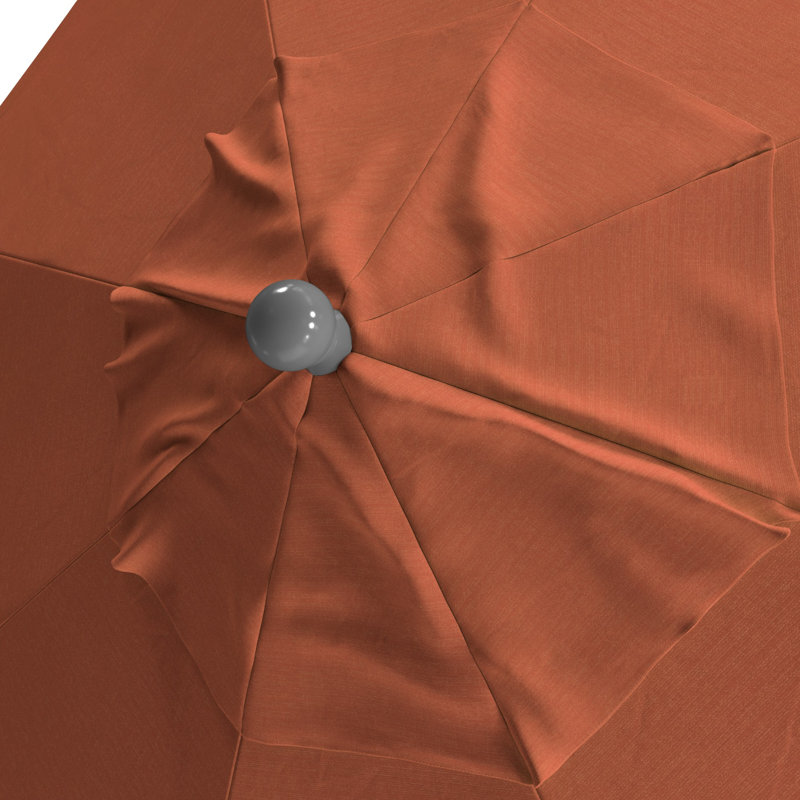 Parasol de marché 11 pi Laxmeena, Toile Sunbrella® Melon