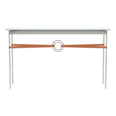 Equus 54" W Glass Top Console Table