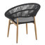 Ensemble de 2 chaises d'extérieur en osier-452419363