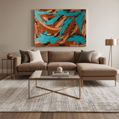 Neo Expressionism 72 Brown Canvas Wall Art