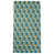 Bleu sarcelle / or / blanc