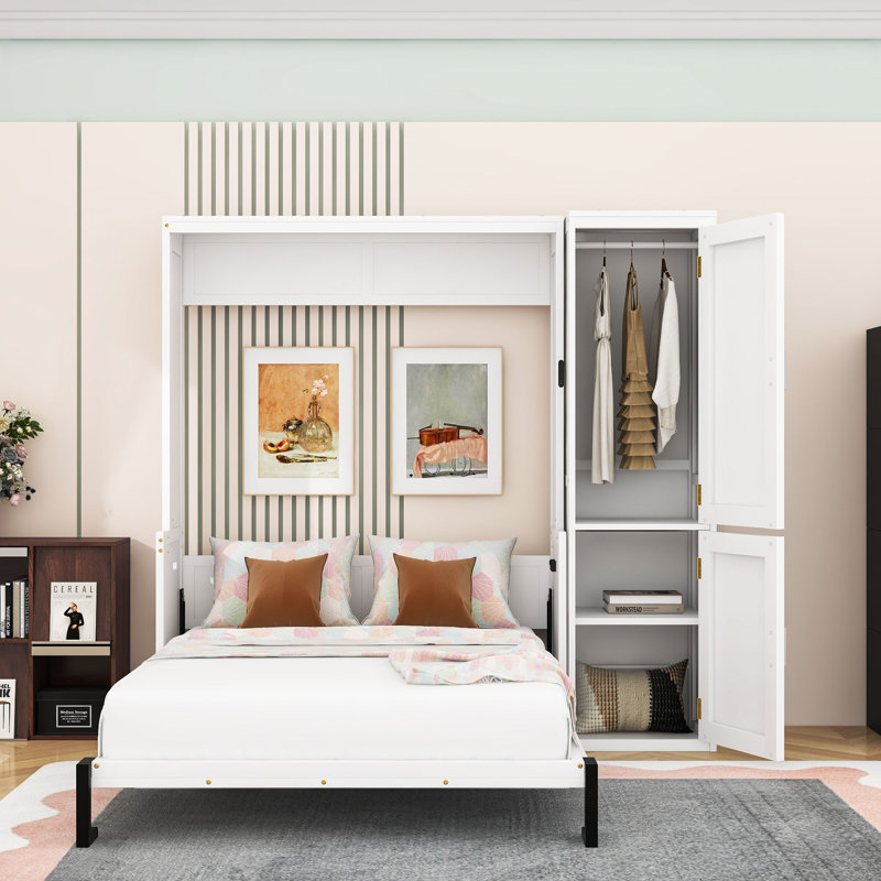 Lit escamotable avec garde-robe, bureau et station de charge Murphy
