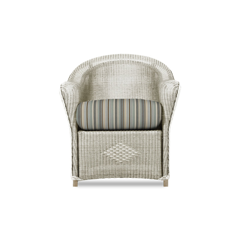 Reflections Outdoor Dining Armchair, Linen, Lima Heron