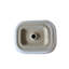 20 po x 16 po Lavabo vasque de salle de bain ovale en céramique à finition noire-62346453