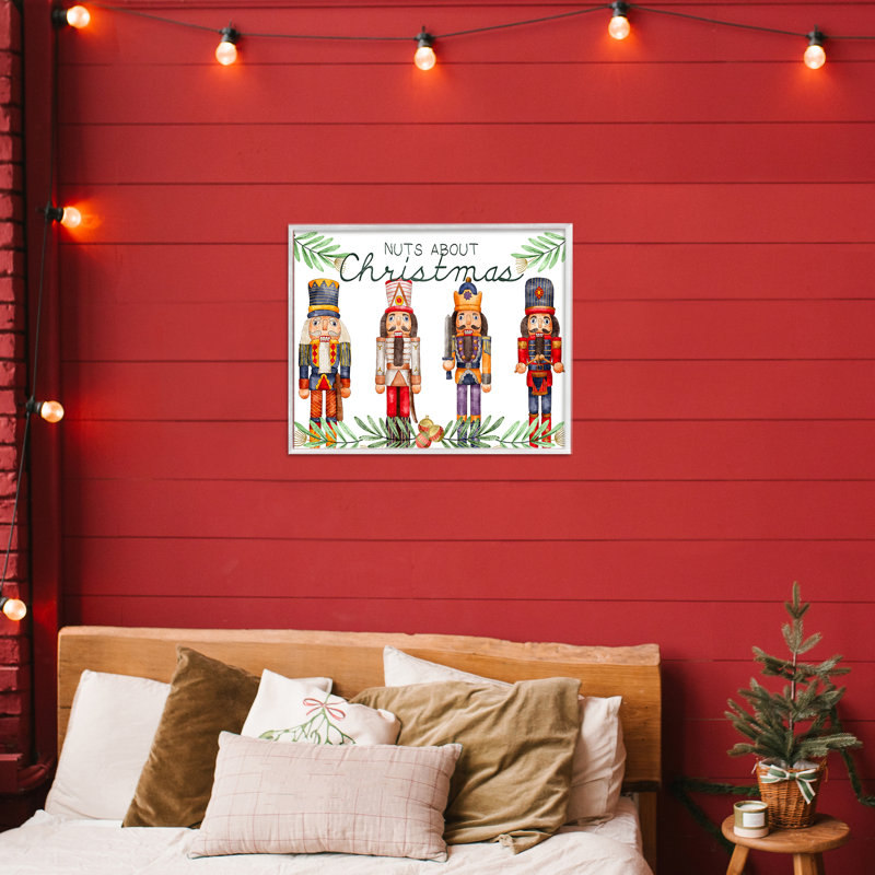 «Nuts About Christmas Nutcrackers», estampe numérique, conception de Kim Allen, H 11 po x l 14 po