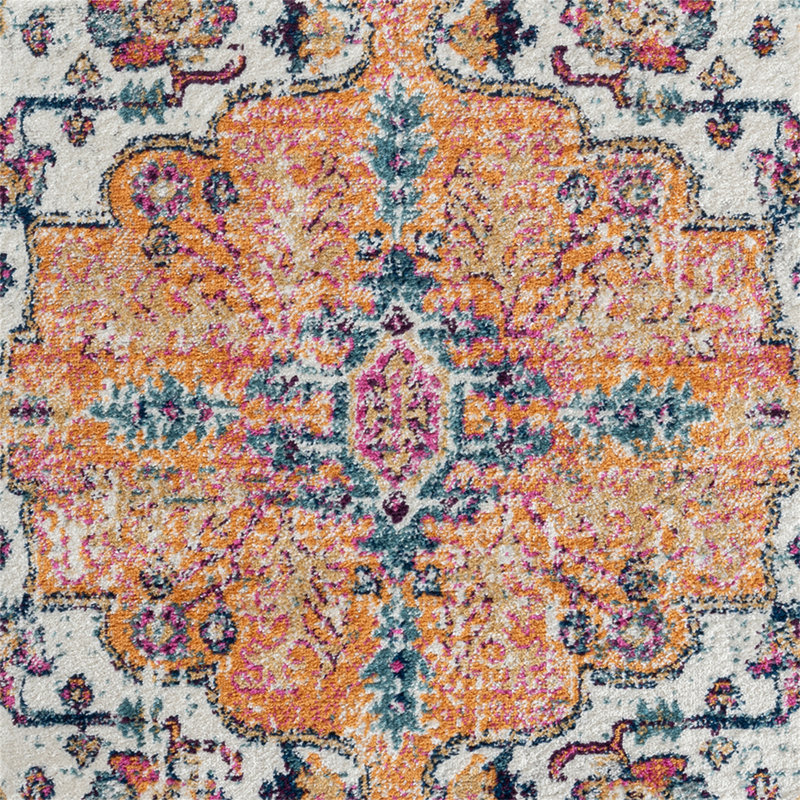 Tapis tissé Boho Medallion