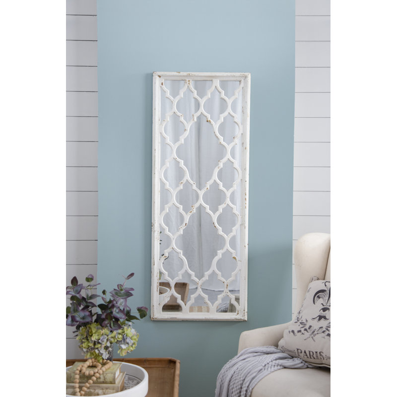 Miroir de plancher moderne patiné 24 po x 60 po
