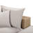 Cali Light Gray Fabric & Brown Wicker Modular Outdoor Small Sectional
