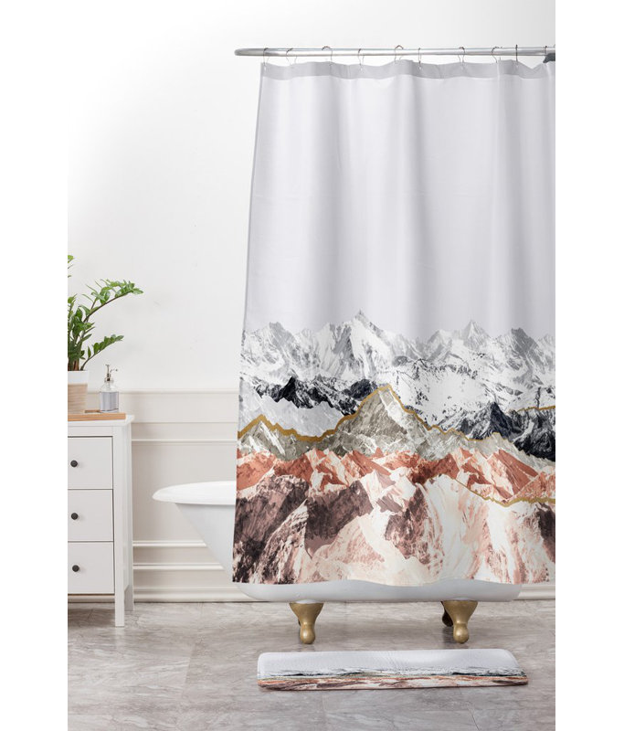 Tapis de salle de bain montagnes i