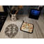 Paire de porte-casseroles citron et blanc Papillon Heirloom Fall