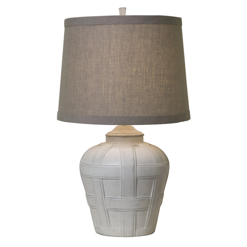 Metal Table Lamp, Tan