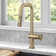 Urbix Industrial Pull-Down Single Handle Kitchen Faucet