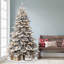 9' Lighted Artificial Spruce Christmas Tree