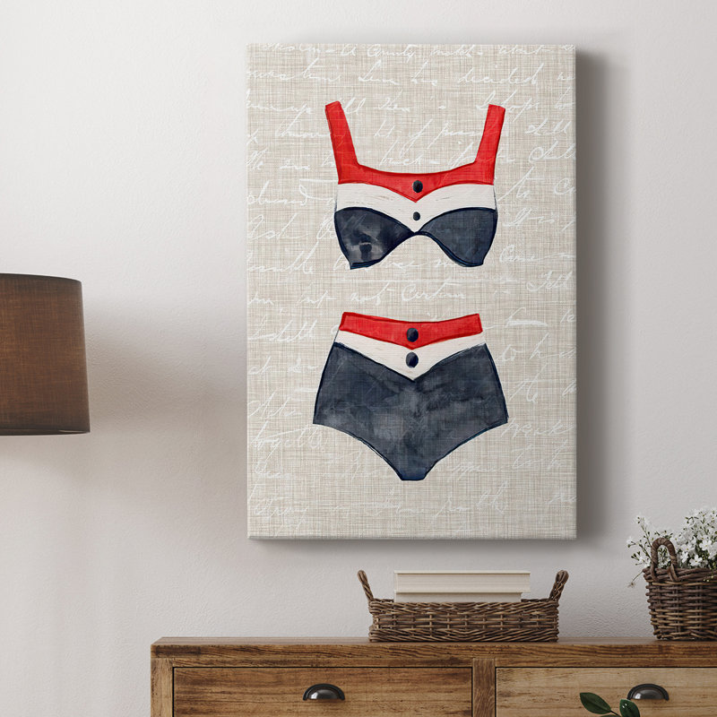 Rétro natation I - galerie sur mesure, H 18 po x l 12 po