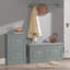 Petit vestibule gris avec 2 tiroirs-731606924-699097540