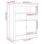 Sollis 83cm Solid Wood Sideboard-1035048451
