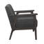 Chaise d'appoint en tissu et bois d'hévéa massif-1510350044