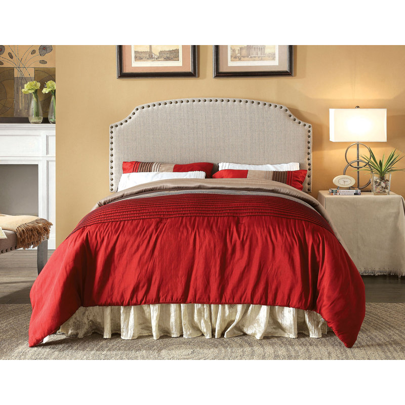 Upholstered Headboard, Beige, Twin
