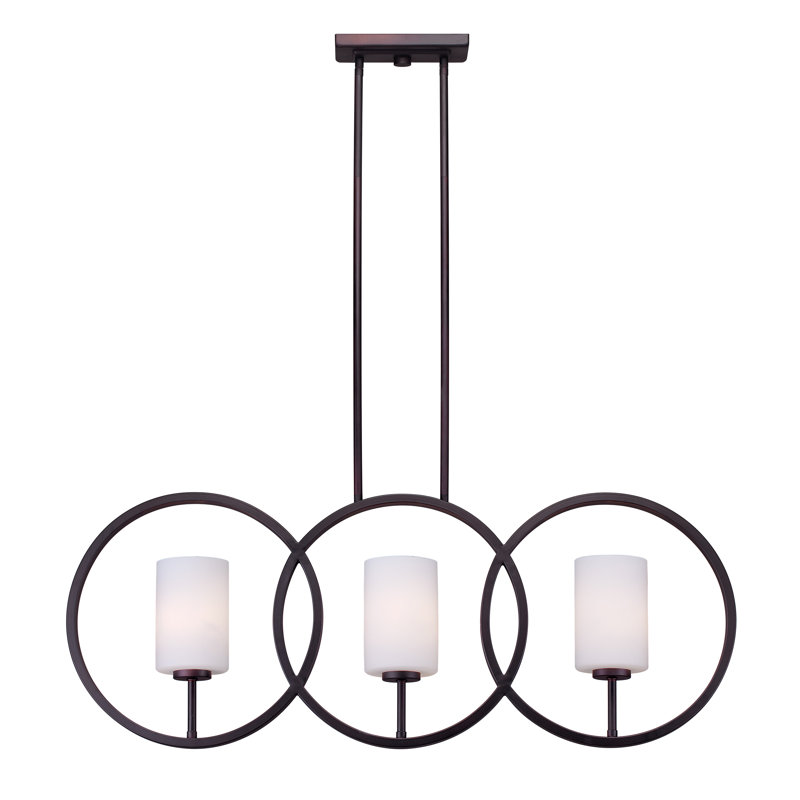 Buffum 3 - Light Antique Bronze Kitchen Island Pendant
