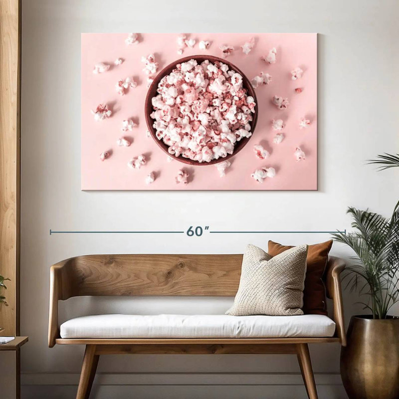Yarlin Baby Pink Popcorn, 32" H x 48" W