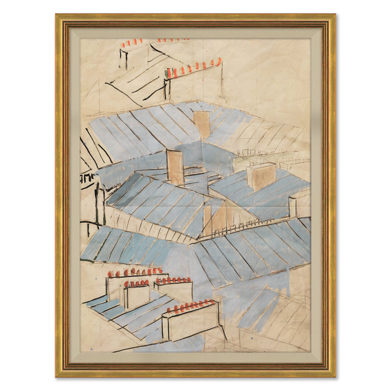 Rooftops (var. 4) Print by Paule Marrot