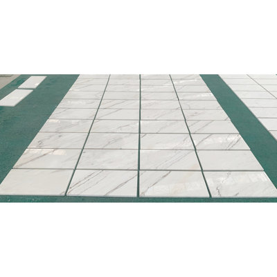 Snow Mountain White Polished Marble Tile 12X24 - Enhancing Kitchen Floor Appearance Inch Tiles For Elegant Home Interior And Wall