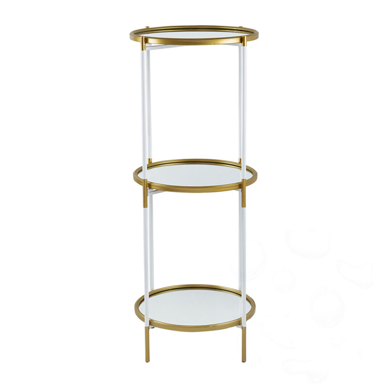 End Table with 3-Ties Shelf