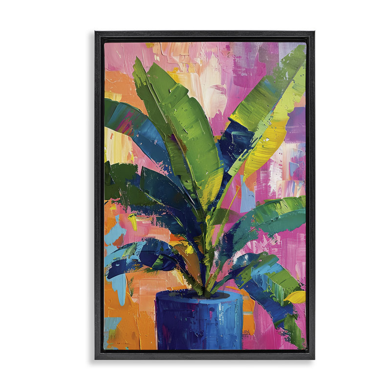 Cadre flottant moderne et lumineux pour plante d'intérieur, design par LSR Design Studio, H 31 po x l 21 po