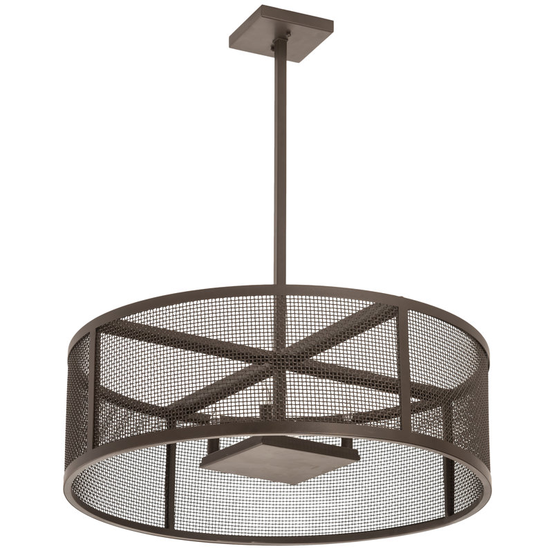 Cilindro Rame 4 - Light Pendant, 30" W