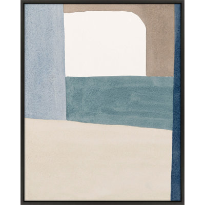 The Balance of Taupe and Indigo 1 Print