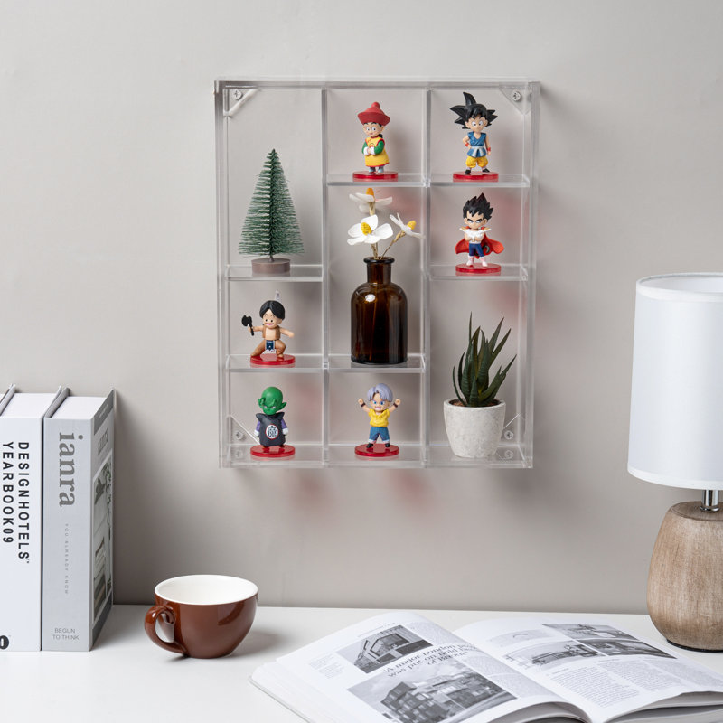 Lemmuela Wall Acrylic 9 Compartment Shadow Box	