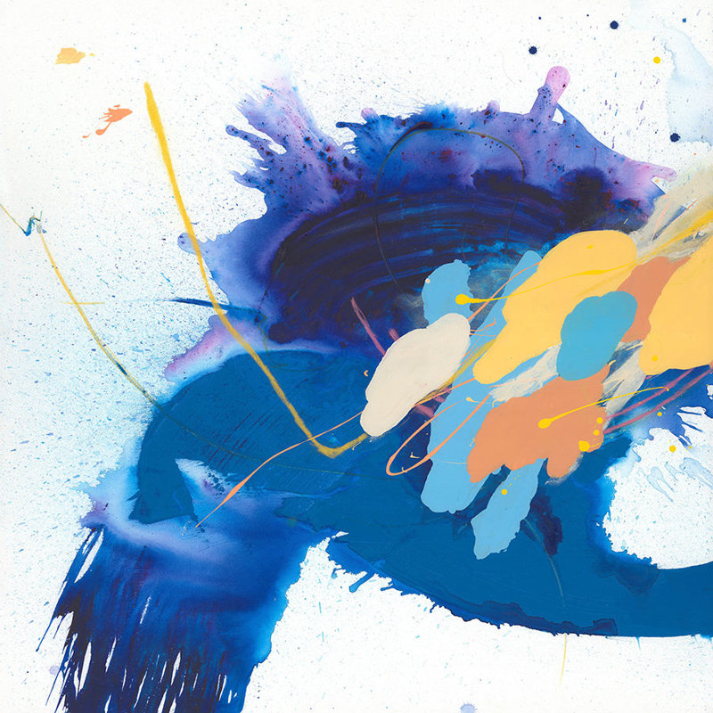 The Rush Of It I Painting by Victor Ryan, Image Brush Gel