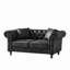 Canapé Chesterfield en tissu 2 places avec accoudoirs roulés High-Tech Chesterfield