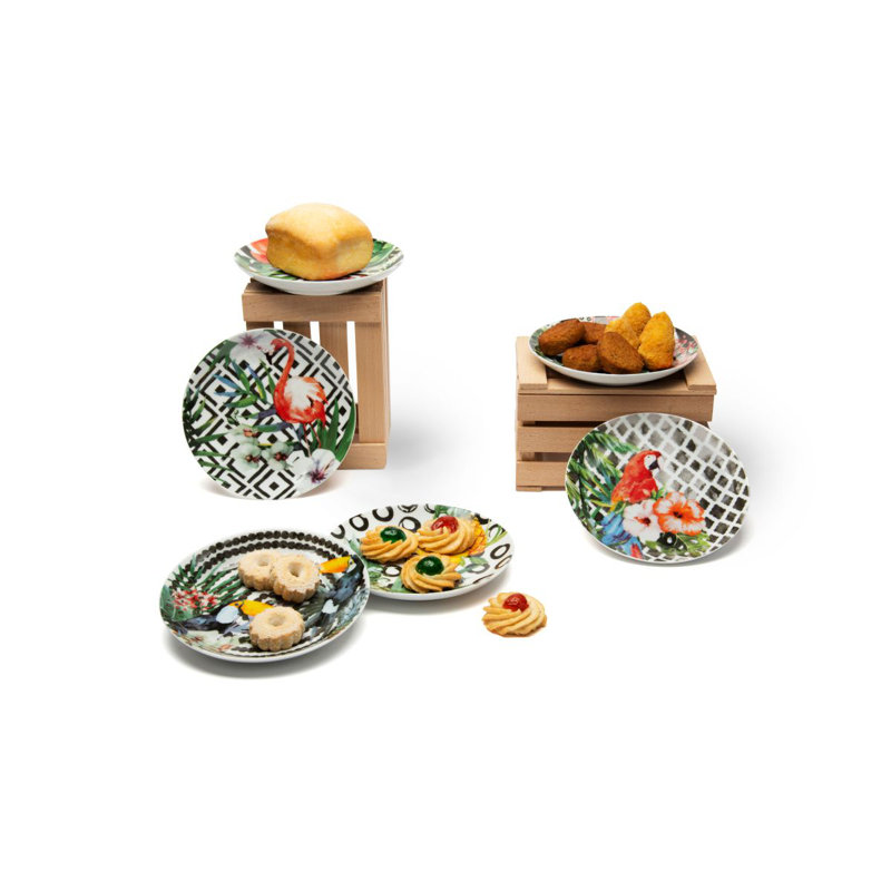 Tropical Chic 15cm Porcelain Appetiser Plate