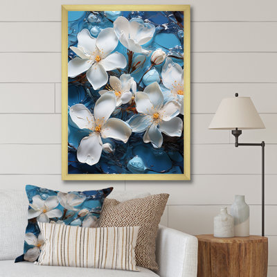" Tropical White Plumeria Beauty "